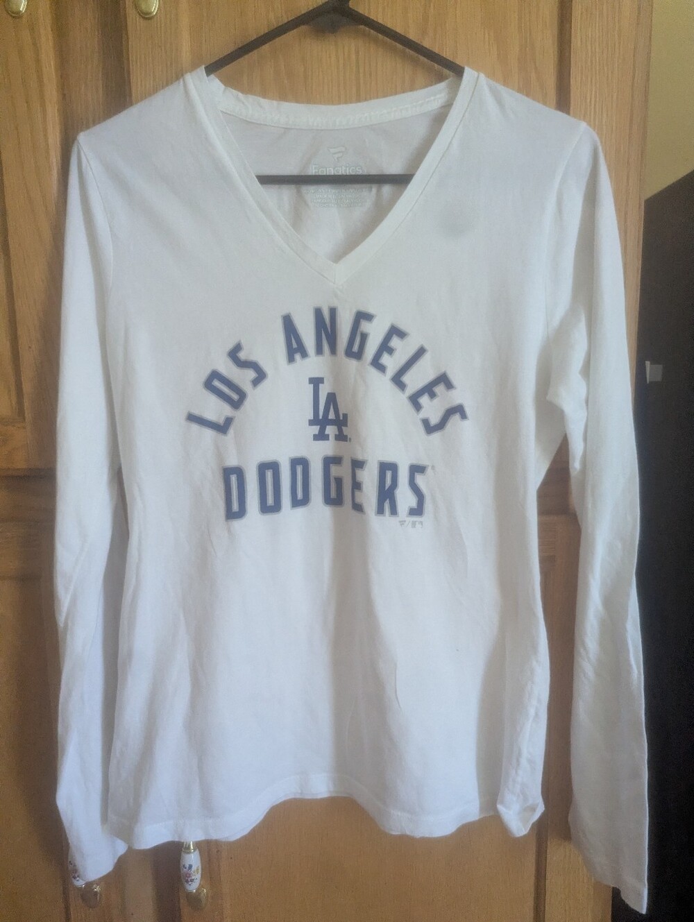 Fanatics White Women's V-Neck Tee